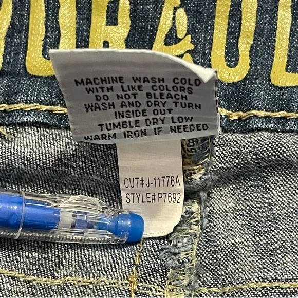 Hydraulic Jean Bermuda Shorts Women's Size 14 Distressed - Picture 8 of 8